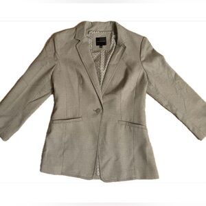 The Limited Women's Blazer - 3/4 Sleeve - Light Gray - Small
